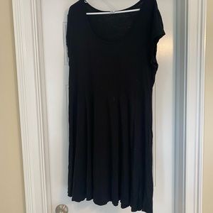 Baby doll dress above the knee black
